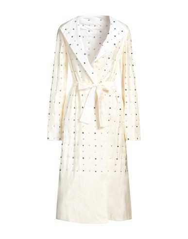 Fabiana Filippi Woman Overcoat & Trench Coat Cream Size 12 Viscose, Cupro, Polyester | YOOX (US)