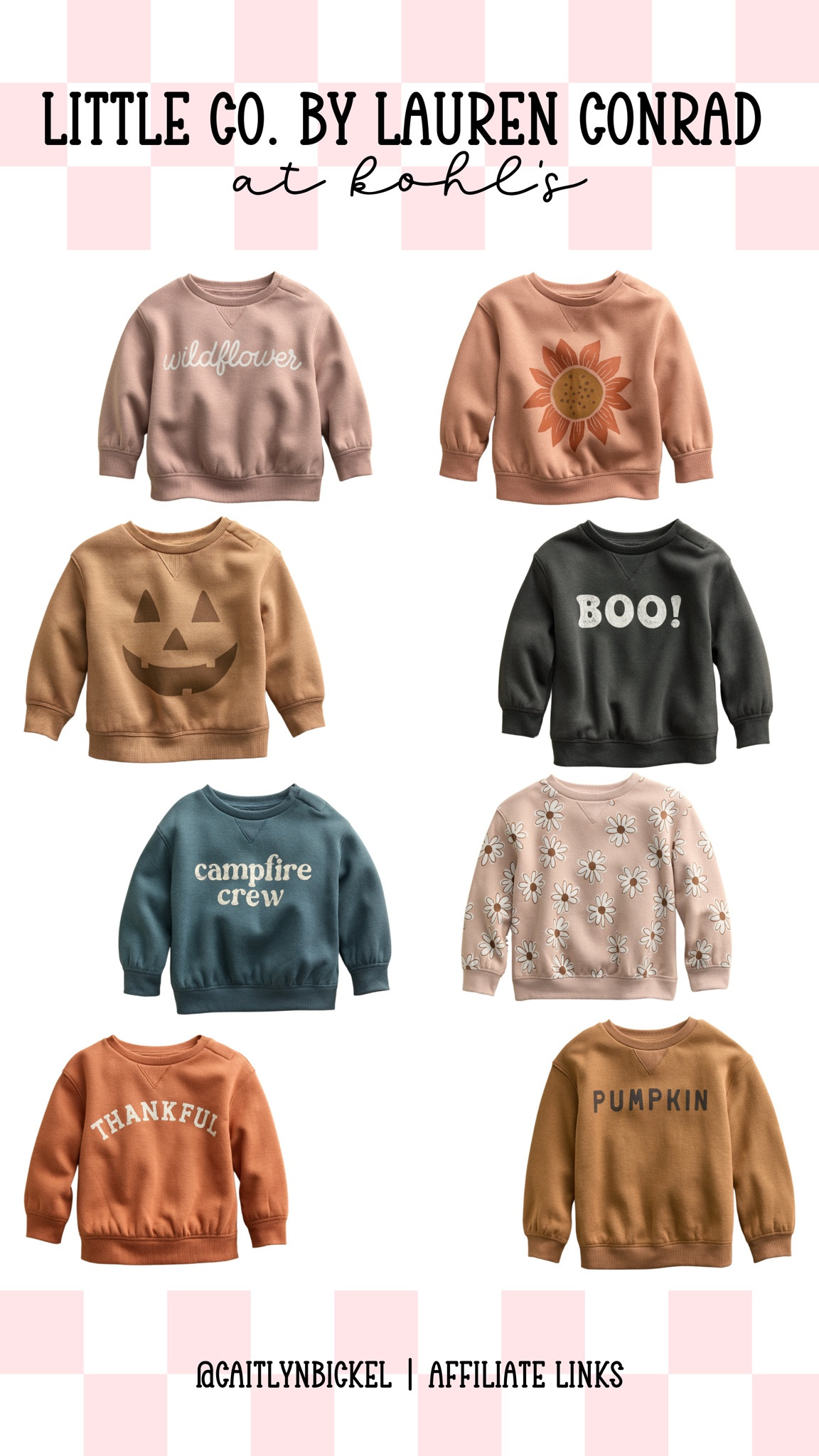 New Little Co. by Lauren Conrad sweatshirts for Fall at Kohl’s 

#LTKBaby #LTKKids #LTKSeasonal