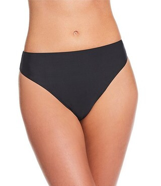 Solid High Leg High Waisted Swim Bottom | Dillard's