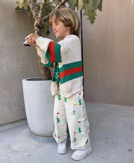 Jones wearing The Animal Observatory pants & Bobo Choses cardigan! 

#LTKkids #LTKstyletip #LTKfamily
