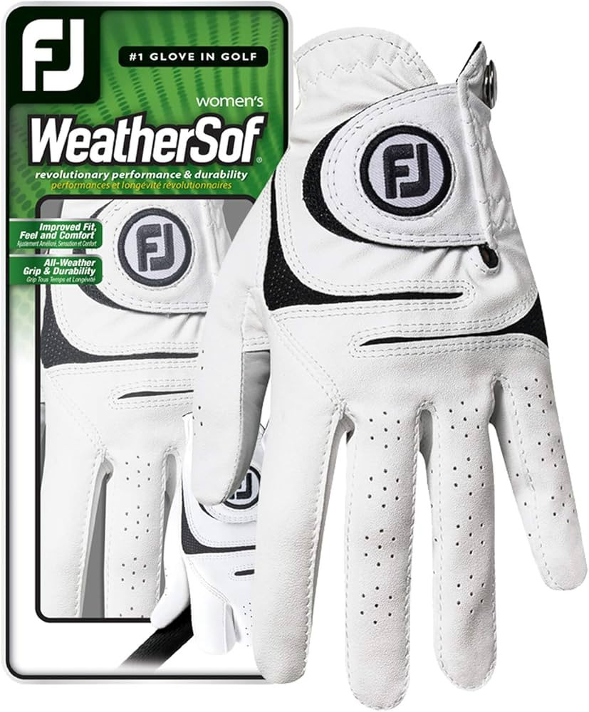 FootJoy Women's WeatherSof Golf Glove (White) | Amazon (US)