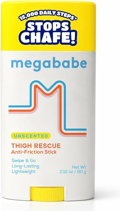 Megababe Unscented Thigh Rescue Anti-Chafe Stick | Prevents Skin Chafe & Irritation | Thighs, arm... | Amazon (US)