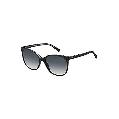 Tommy Hilfiger Oval Sunglasses - Black Grey | Tommy Hilfiger US