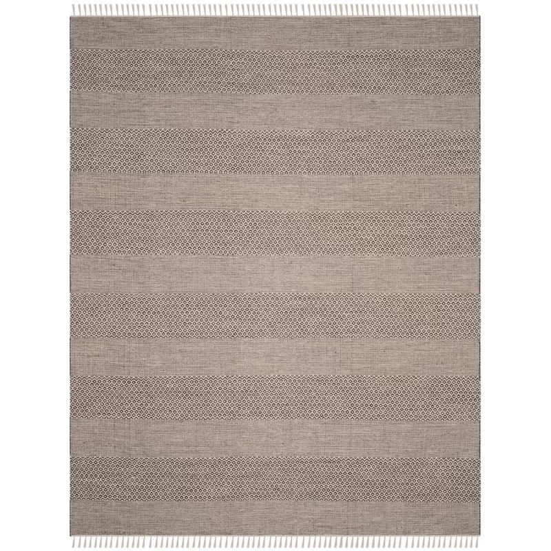 Oxbow Handwoven Cotton Ivory/Anthracite Area Rug | Wayfair North America