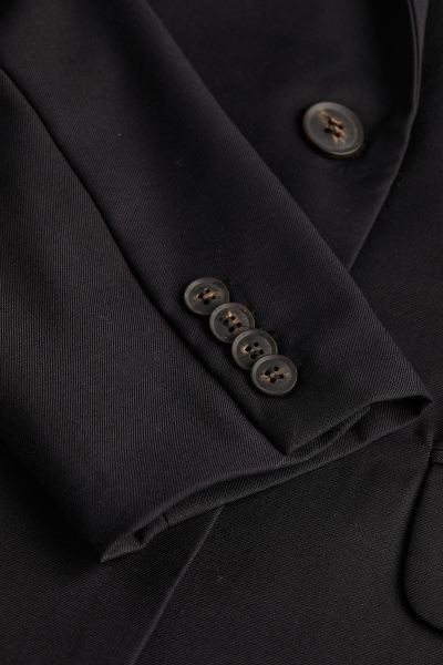 Oversized single-breasted blazer - Black - Ladies | H&M GB | H&M (UK, MY, IN, SG, PH, TW, HK)