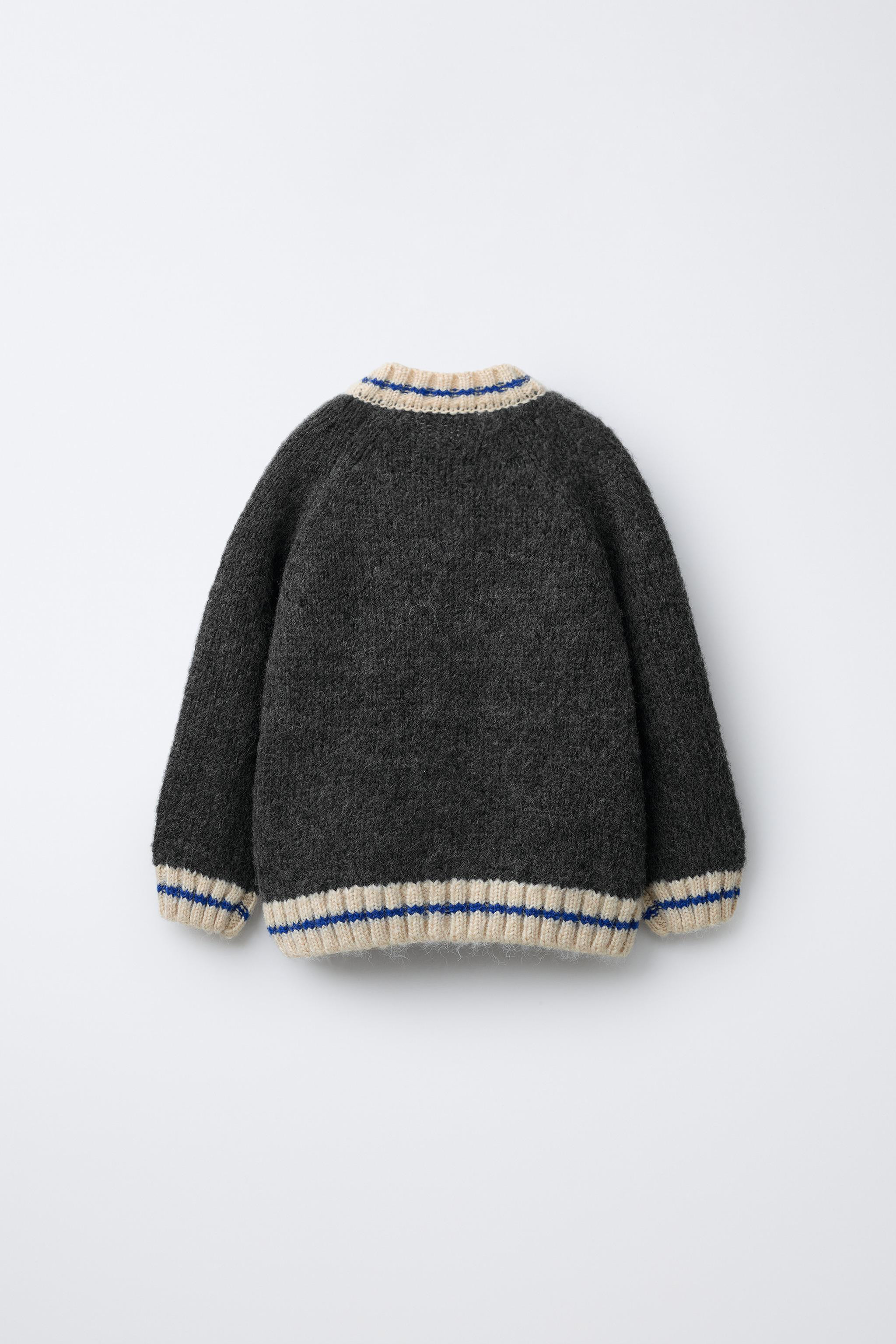 NUMBER KNIT CARDIGAN | Zara US