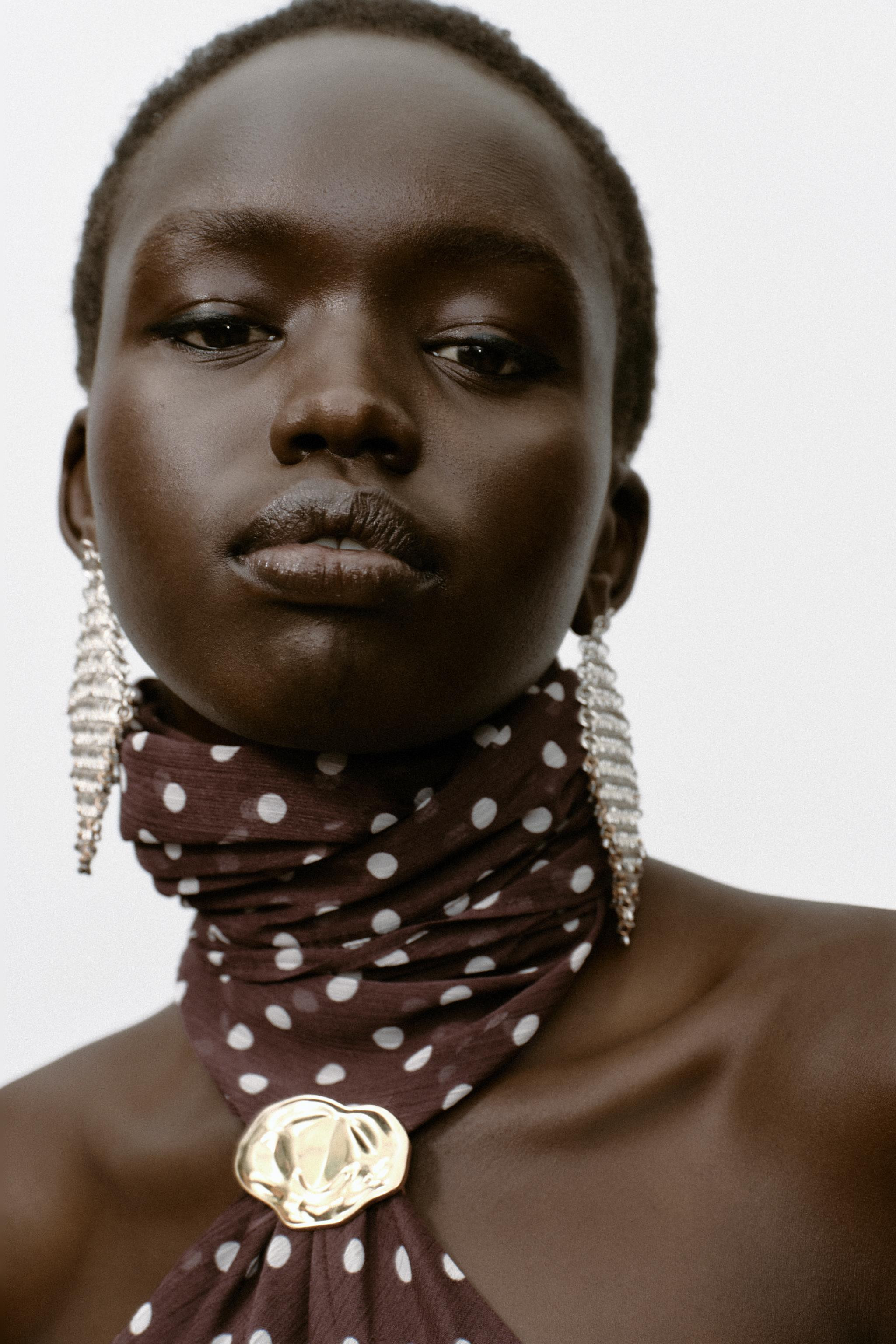 HARDWARE POLKA DOT HALTER TOP | Zara US