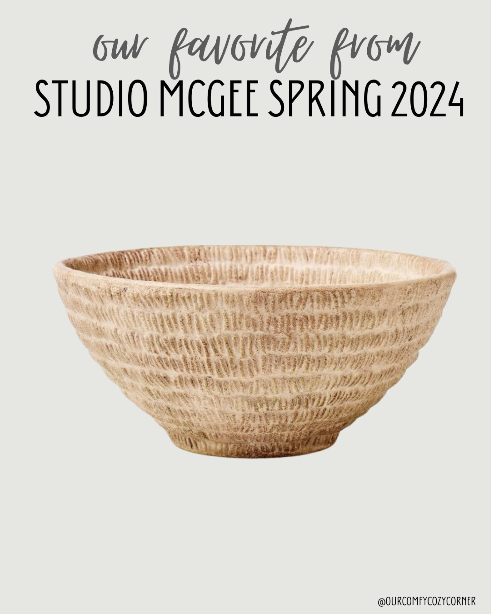 The texture on this bowl from the new studio McGee collection is soooo good! It’s perfect for shelf decor, entryway styling, kitchen decor. 

Studio McGee, studio McGee target 2024, studio McGee spring 2024, studio McGee 2024, studio McGee target, studio McGee style, studio McGee home decor, studio McGee wall art, 

#LTKhome #LTKMostLoved #LTKfindsunder50