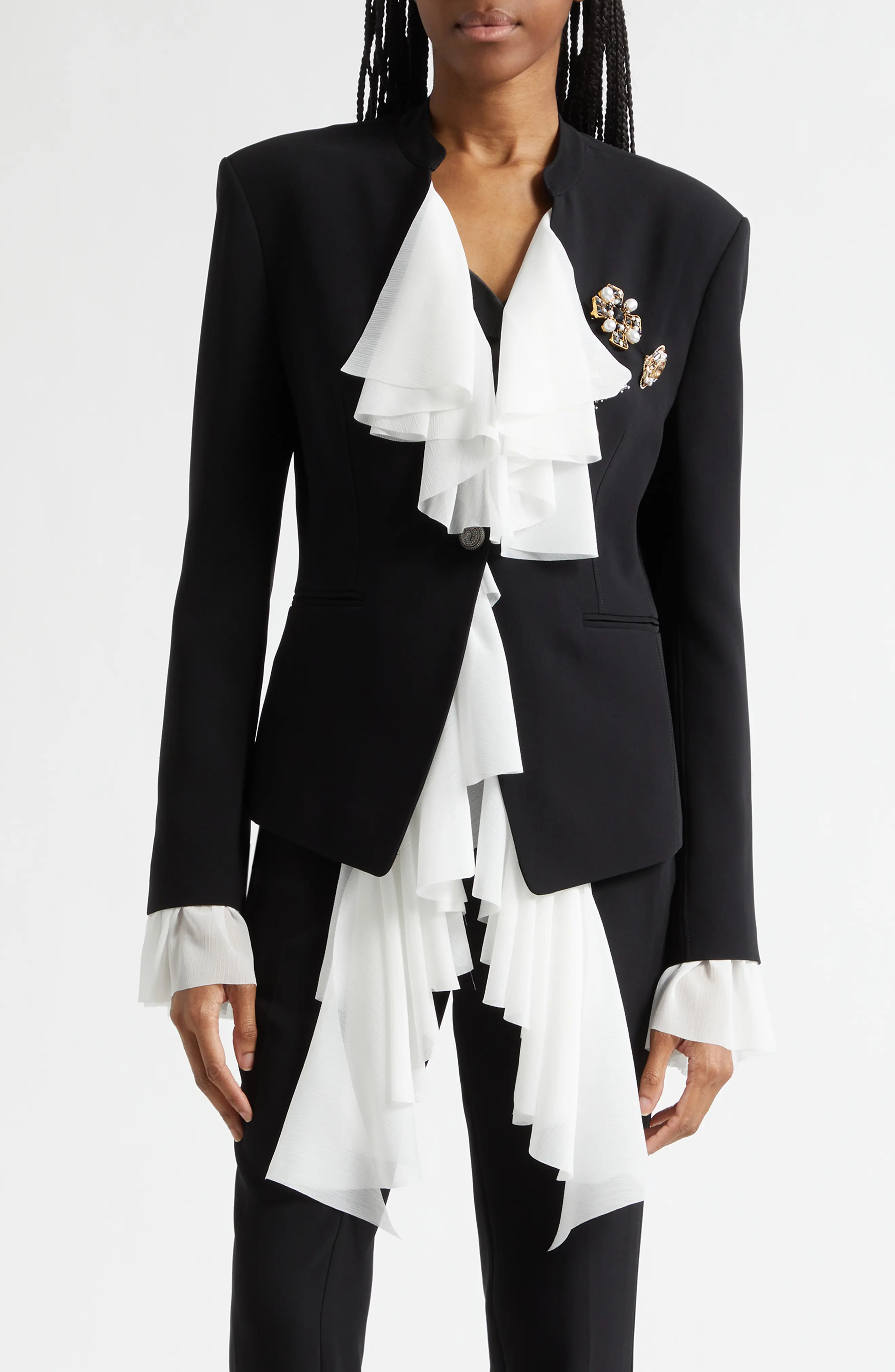 Cinq à Sept Maren Ruffled Blazer (Women) | Nordstrom | Nordstrom