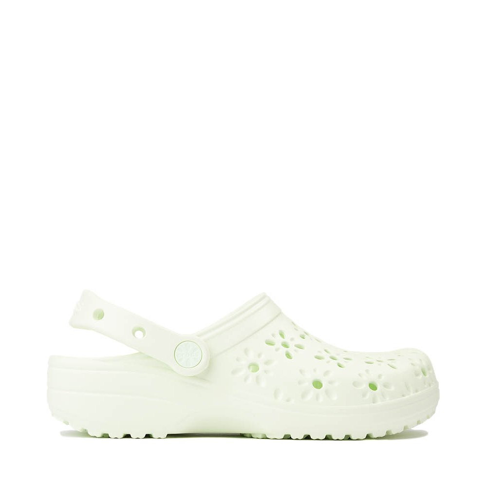 Crocs Classic Floral Cut-Out Clog - Jade Tint | Journeys