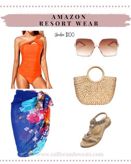 Vacation outfit check! All Amazon finds 
#resortwear #vacationwear #vacationoutfit #vacation #beachwear #swimsuit #sarong #beachoutfit #resort

#LTKswim #LTKtravel #LTKfindsunder100