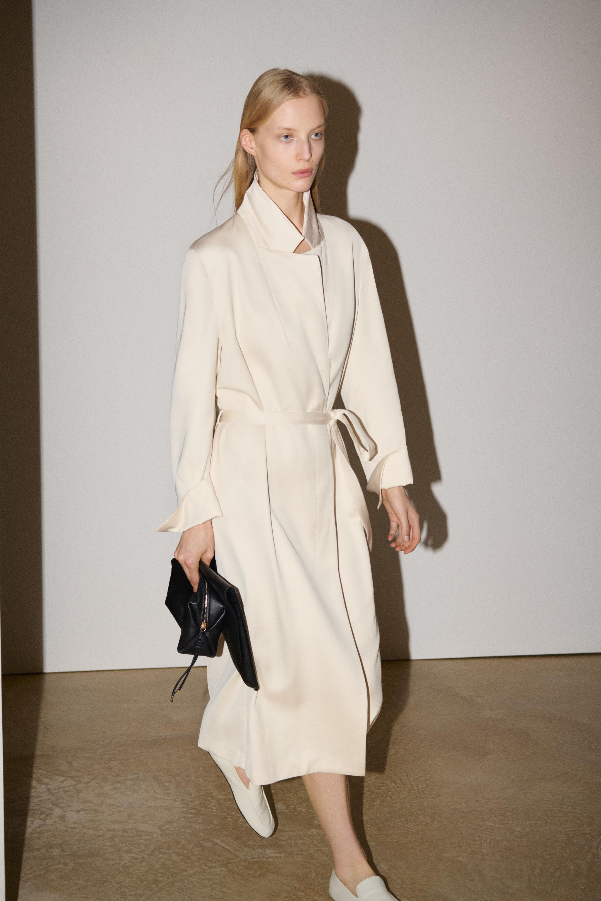 ZW COLLECTION BELTED COAT | Zara US