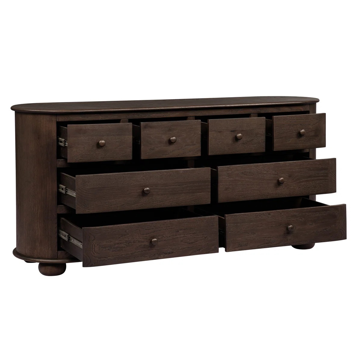 Reina 8 - Drawer Dresser In Appalachian Brown | Wayfair North America