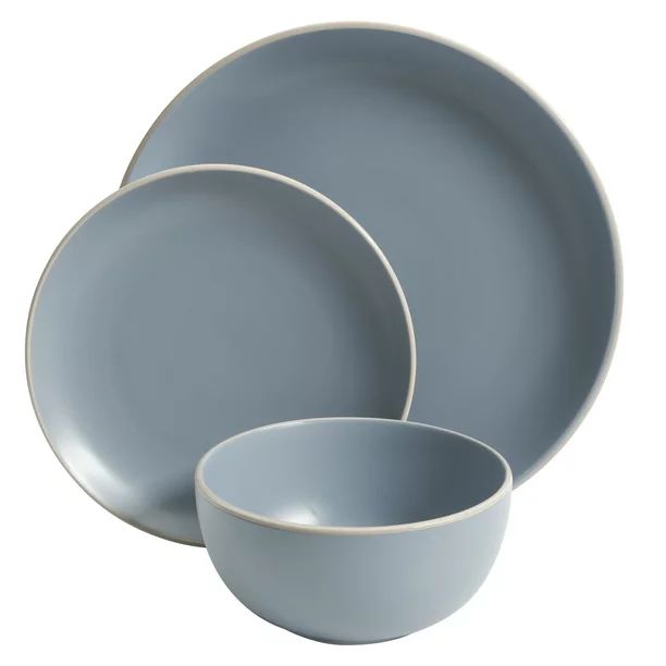 Better Homes & Gardens Zuri Matte 12-Piece Dinnerware Set - Walmart.com | Walmart (US)