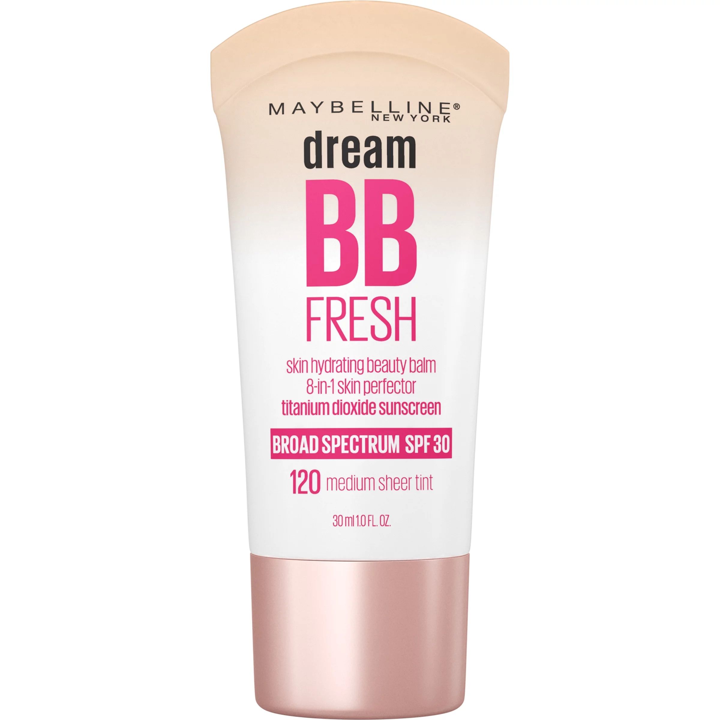 Maybelline Dream Fresh 8 in 1 Skin Perfector BB Cream, Medium, 1 fl oz - Walmart.com | Walmart (US)