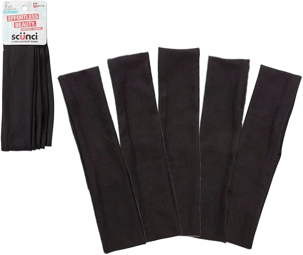 Scunci by Conair Soft Stretchable Headbands- accessories for women - mens headband - running head... | Amazon (US)