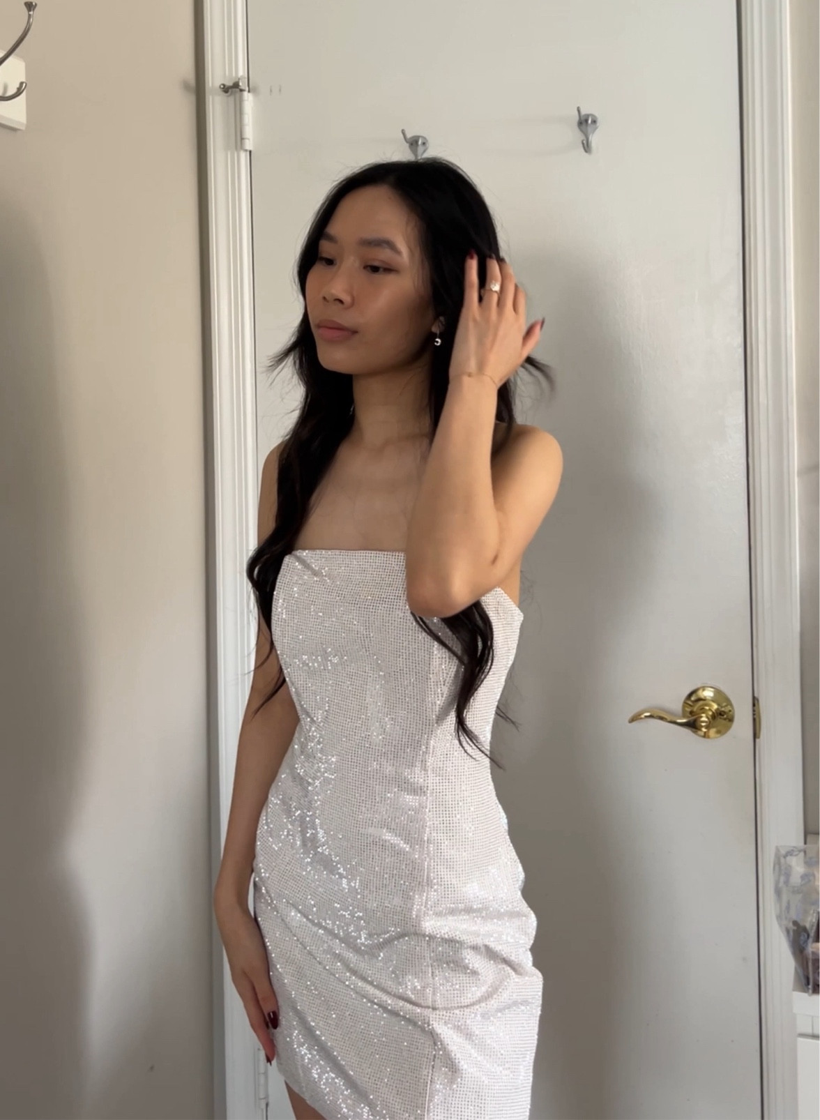 Dress ideas for the Holidays from ASTR the Label 
Mira Rhinestone Mini Dress - XS

#LTKCyberWeek #LTKHoliday #LTKGiftGuide