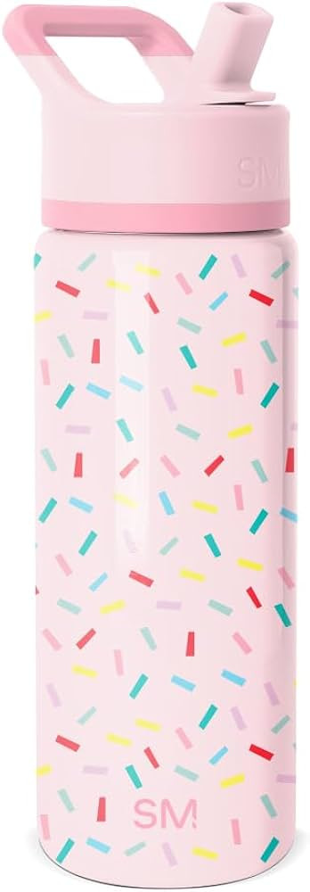 Simple Modern Kids Summit Water Bottle with Straw Lid | 18oz Stainless Steel Cup Insulated Tumble... | Amazon (US)