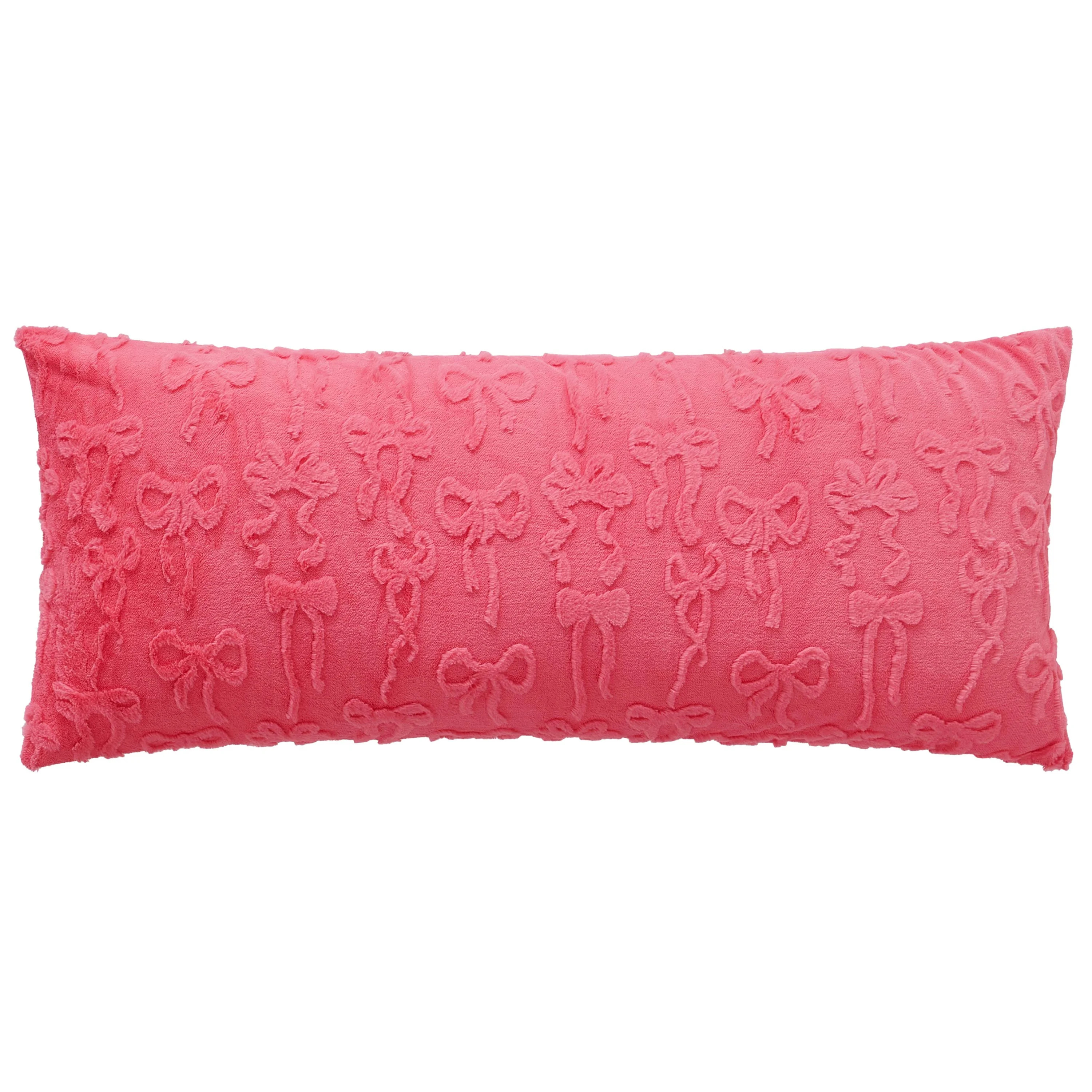 Room Revival Pink Melon Bows Body Pillow, 48"x20" - Walmart.com | Walmart (US)