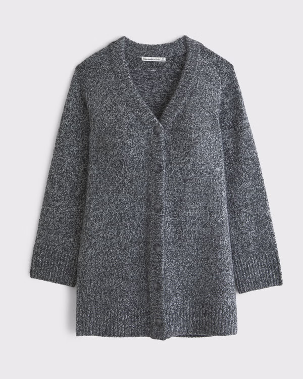 Women's Long-Sleeve Cardigan Mini Sweater Dress | Women's Dresses & Jumpsuits | Abercrombie.com | Abercrombie & Fitch (US)
