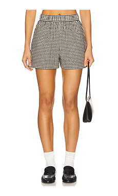 Elodie the Label Preston Short in Black Gingham from Revolve.com | Revolve Clothing (Global)