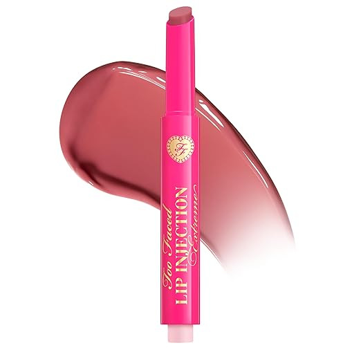 Too Faced Lip Injection Extreme Plumping Clicks | Hydrating, Sheer-To-Medium Buildable Coverage, ... | Amazon (US)
