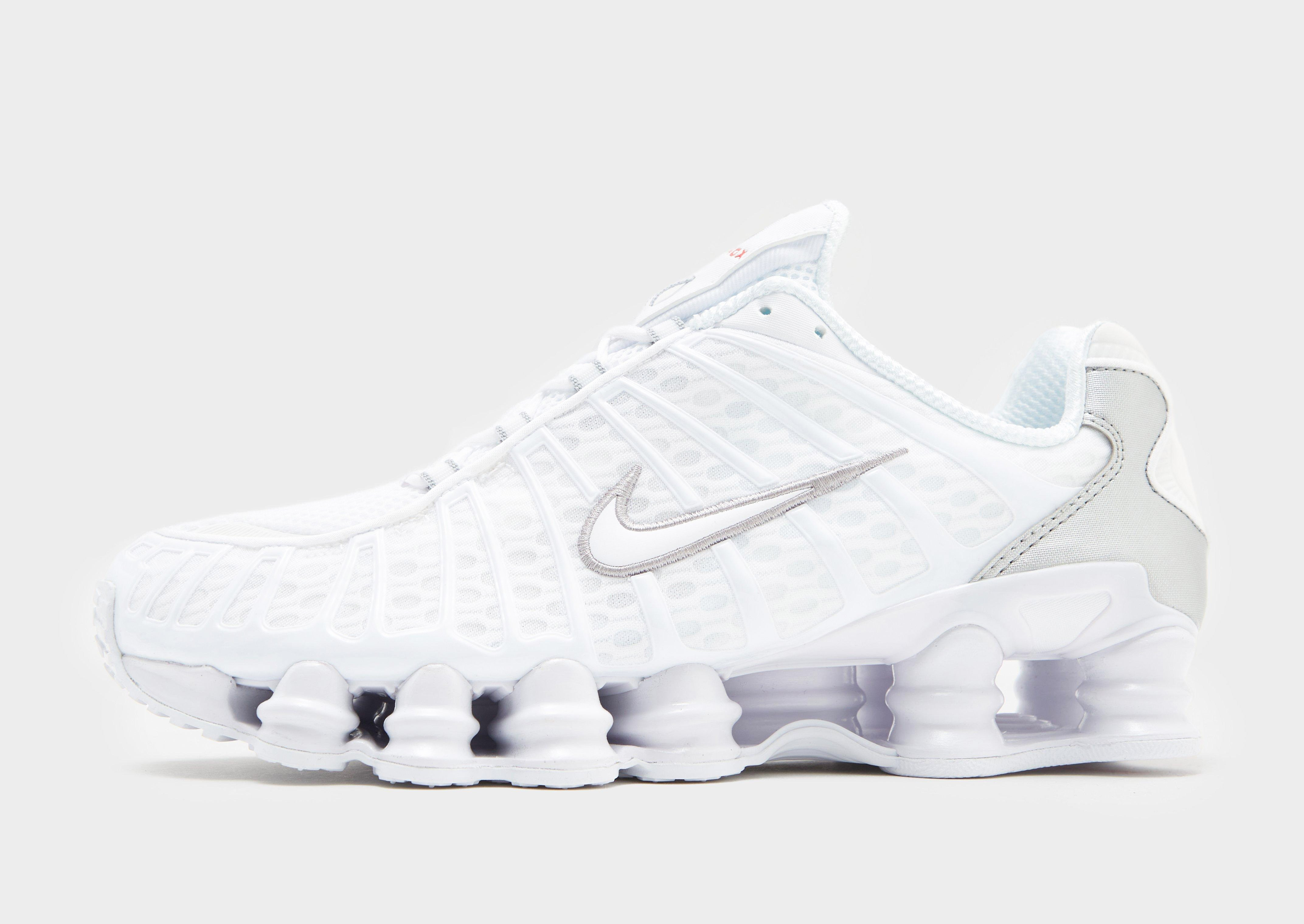 White Nike Shox TL Women's | JD Sports UK | JD Sports (UK)