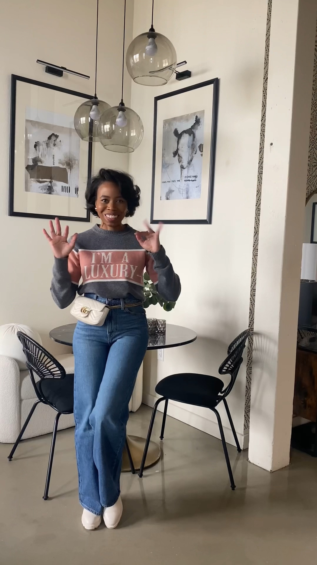 Casual Shopping look. 
Sweater: Rowing Blazers
Jeans: Size 25

#LTKSeasonal #LTKstyletip #LTKover40