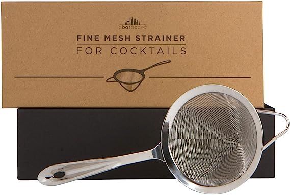 Fine Mesh Cocktail & Tea Strainer: Stainless Steel Conical Strainer by A Bar Above | Amazon (US)