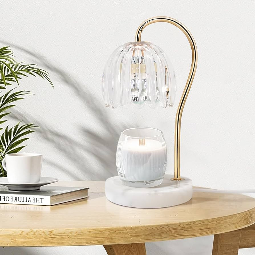 Candle Warmer Lamp, Electric Candle Lamp Warmer with 2 Bulbs for Scented Candles, Dimmable Wax Me... | Amazon (US)