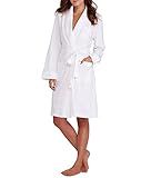 Lauren by Ralph Lauren Women's Essentials Quilted Collar and Cuff Robe White Robe XL (US 16-18) | Amazon (US)