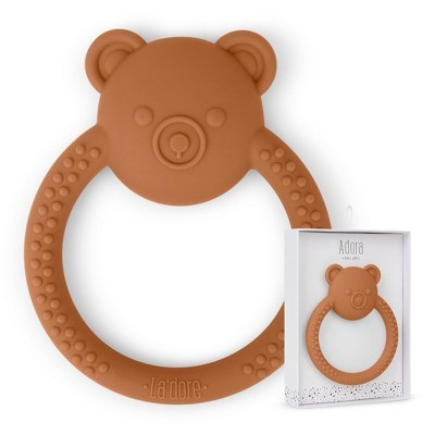 Silicone Bear Teething Toys - Cute Animal-Shaped Teething Relief for 0-6 Months, Easy to Clean Teether Ring - Newborn Essentials (Bear/Luggage) | Target