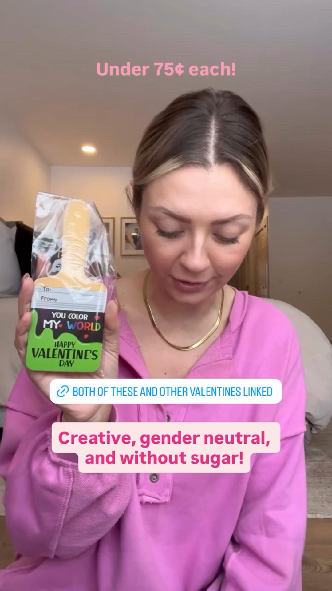 Under 75¢ each! Creative, gender neutral, and without sugar!