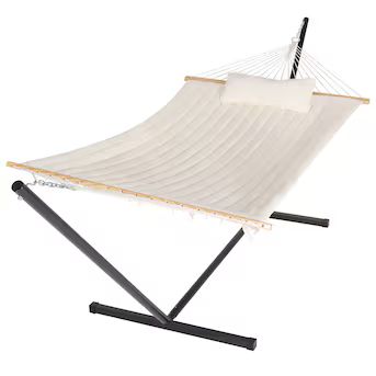 VEIKOUS White Fabric Hammock with Stand | Lowe's