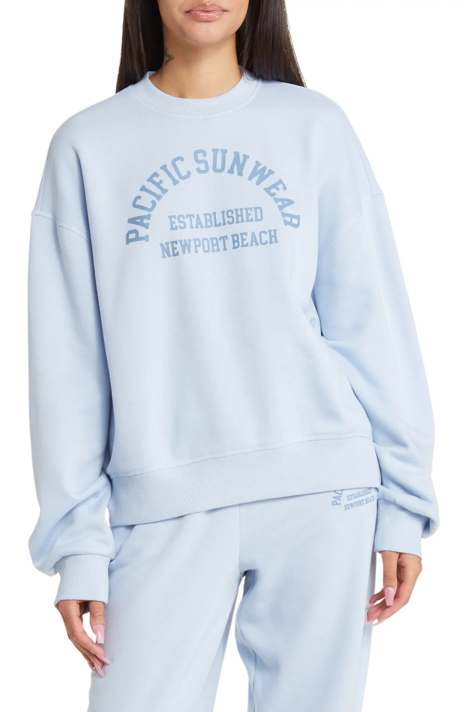 PacSun Logo Graphic Crewneck Sweatshirt | Nordstrom | Nordstrom