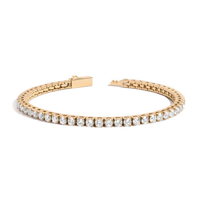 Unbreakable Lab Grown White Sapphire Tennis Bracelet | AUrate New York