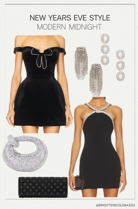 new years eve outfit
nye outfit ideas
little black dress
black mini dress
modern evening look
holiday party outfit
statement earrings
crystal jewelry
chic party outfit
evening dress women


#LTKootd #LTKHoliday #LTKgrwm