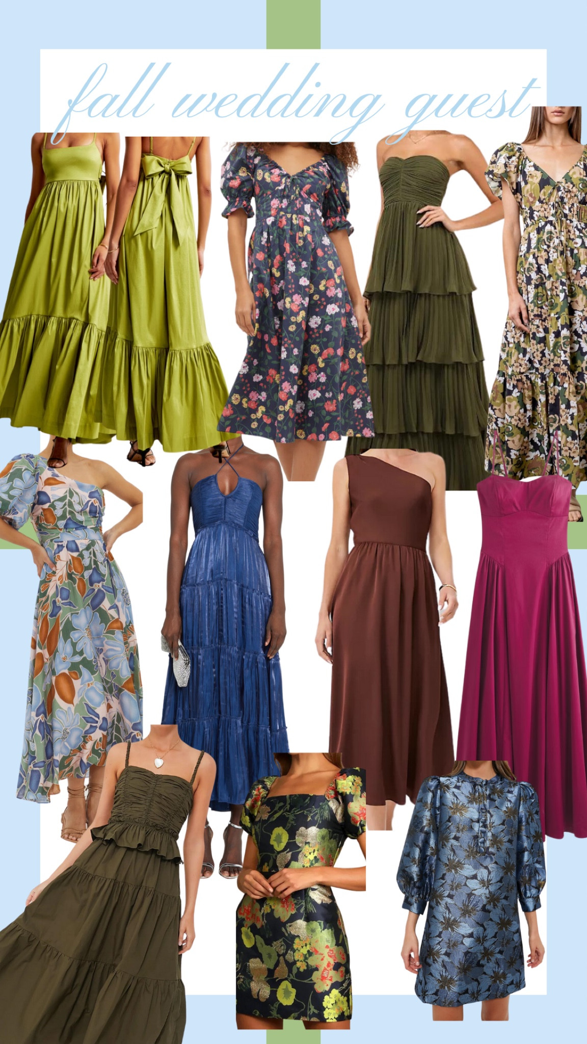 Fall wedding guest dresses 

#LTKFindsUnder100 #LTKWedding #LTKSeasonal