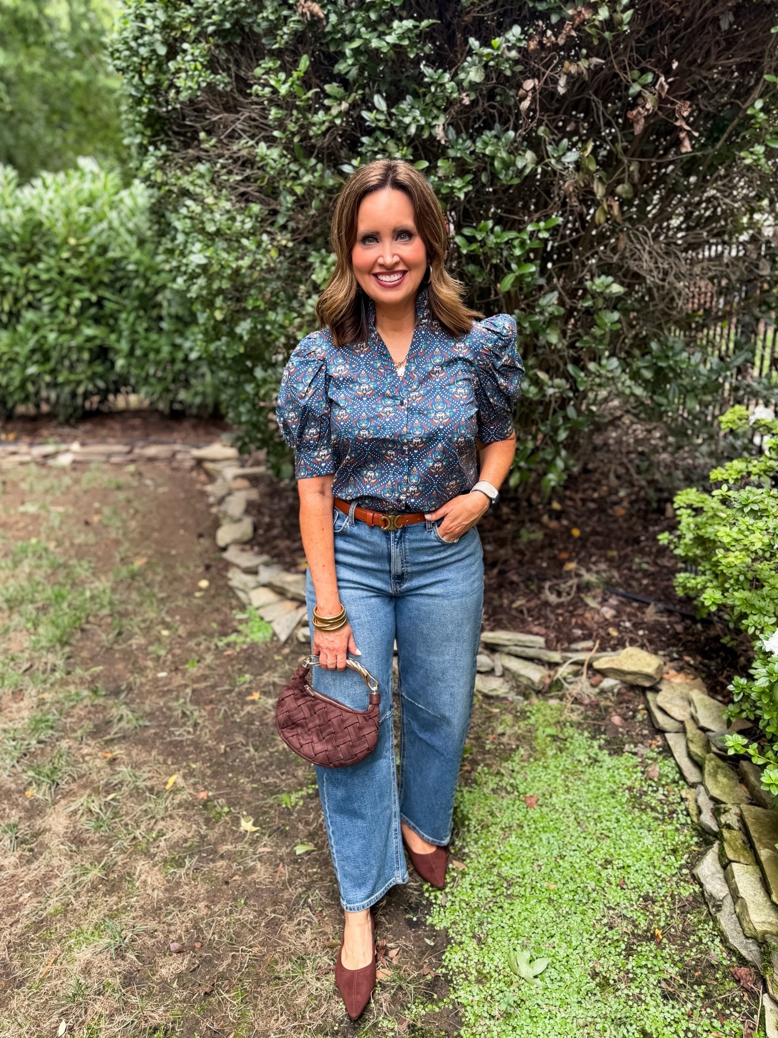 Early fall outfit from Shop Avara 
Size down in jeans 

Use code LAURA on earrings and necklace

#LTKgrwm #LTKOver40 #LTKSeasonal