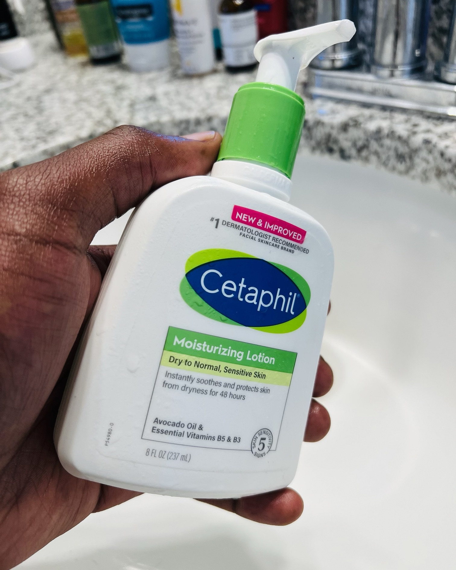 Cetaphil Face Moisturizing Lotion to lock in the moisture. Scent free. Non-greasy

#LTKmens #LTKbeauty