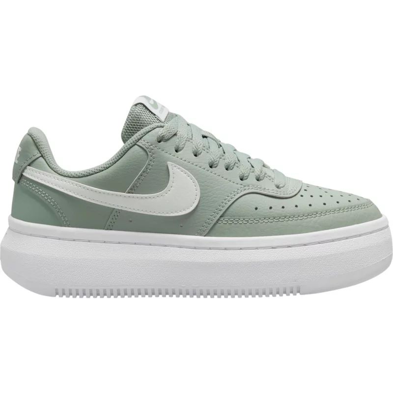 Nike Women's Court Vision Low Alta Platform Shoes Green Light/White, 10 - Women's Athletic Lifestyle | Academy Sports + Outdoors