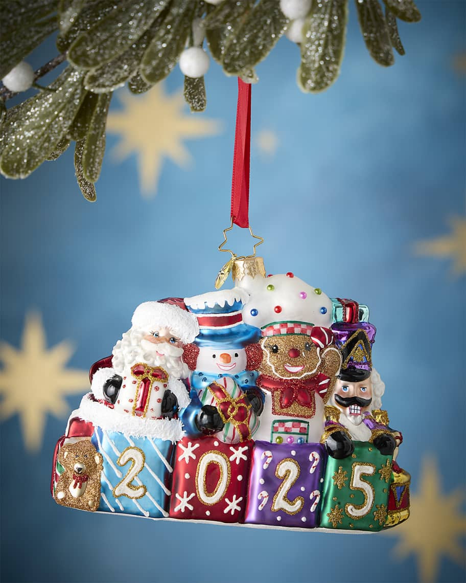 Christopher Radko 2025 Stacking Up the Cheer Christmas Ornament | Neiman Marcus
