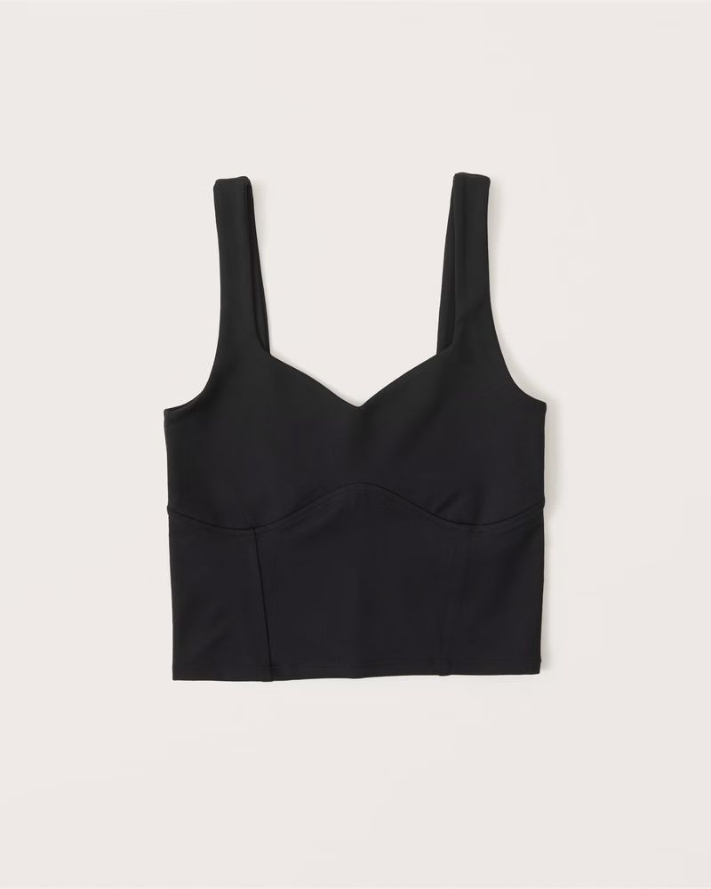 Women's Double-Layered Seamless Fabric Corset Tank | Women's Tops | Abercrombie.com | Abercrombie & Fitch (US)