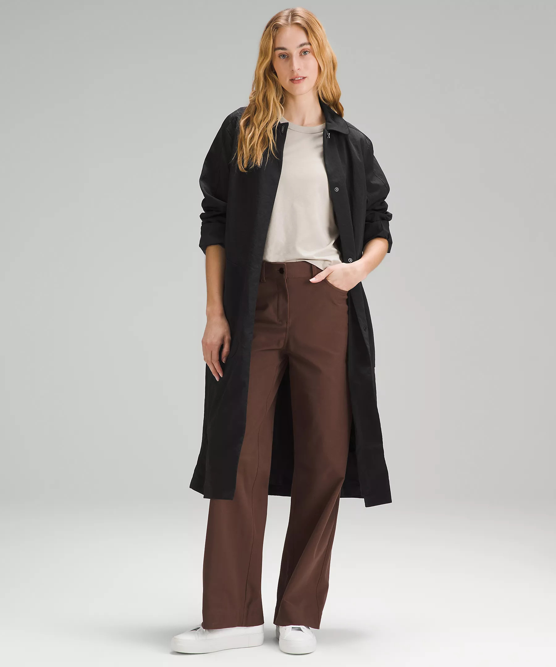 Lightweight Collared A-Line Coat | Lululemon (US)