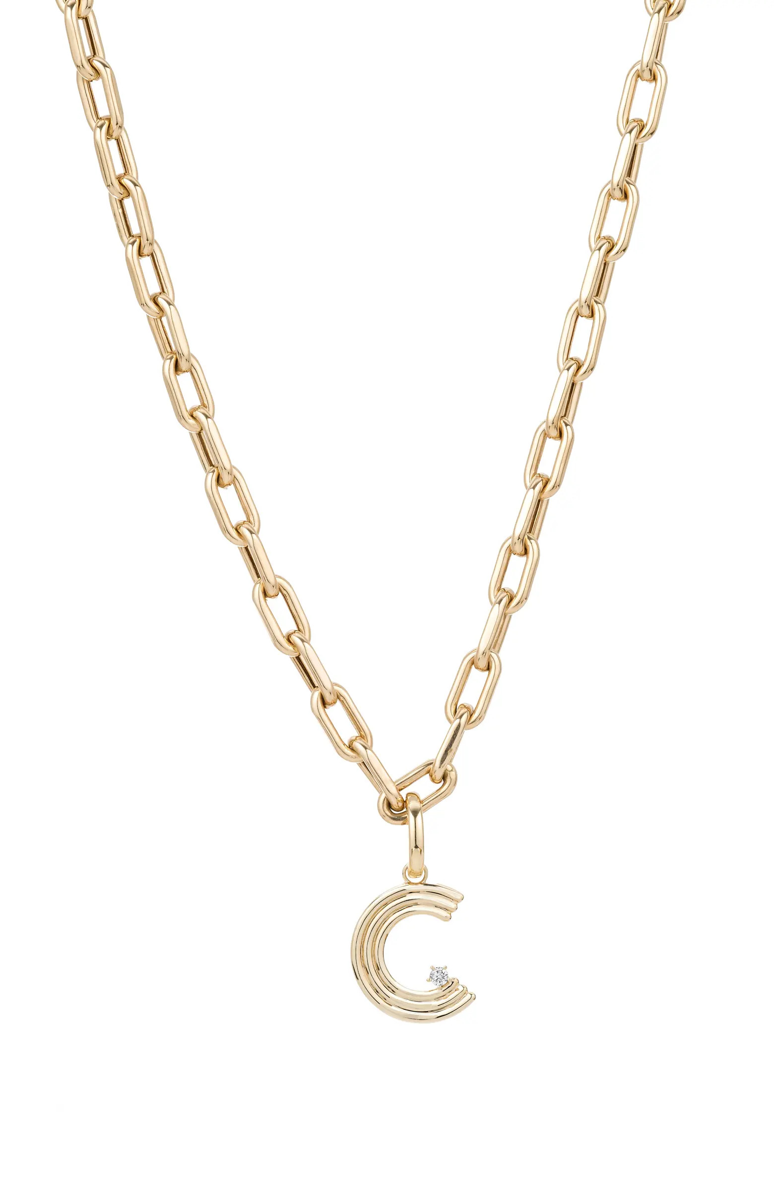 Initial Diamond Pendant Necklace | Nordstrom