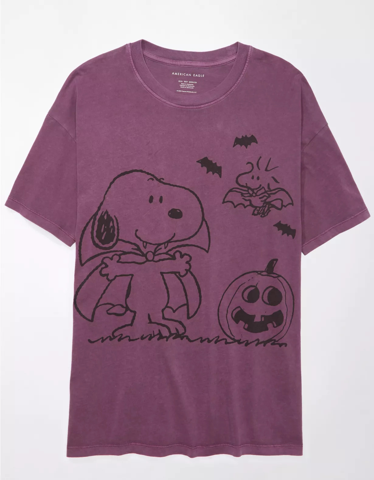 AE Oversized Halloween Snoopy Graphic Tee | American Eagle Outfitters (US & CA)
