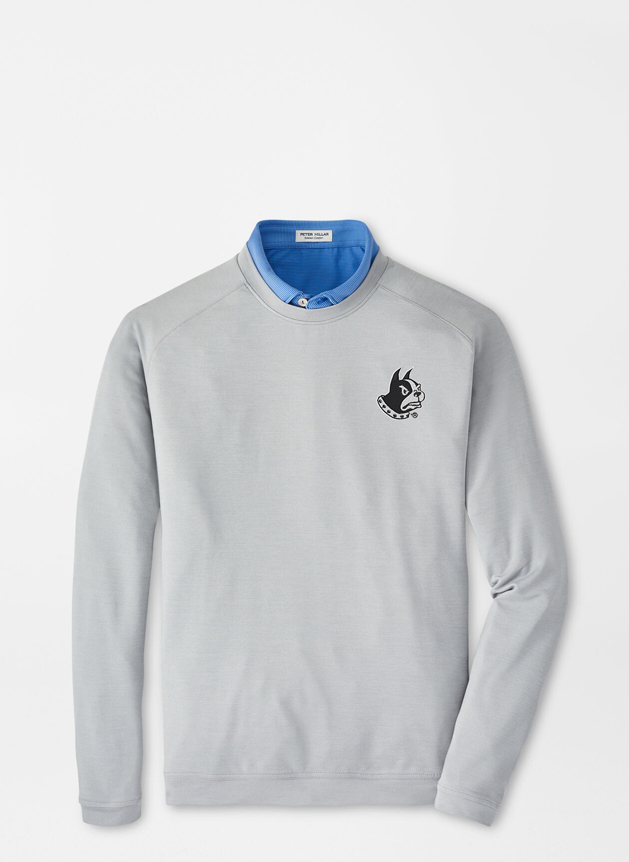 Wofford Terriers Cradle Performance Crewneck | Peter Millar