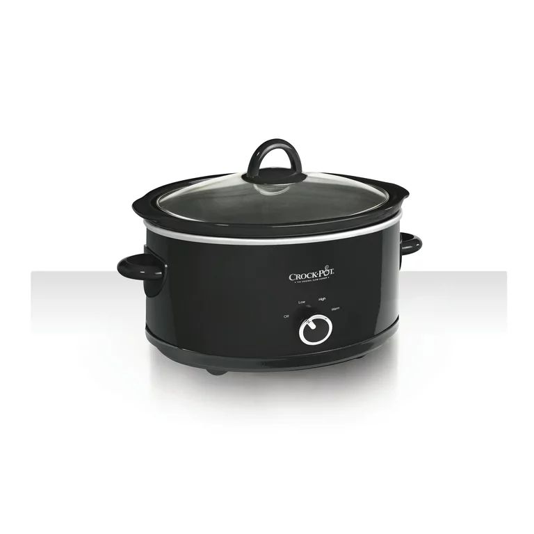 Crock-Pot® 7-Quart Manual Slow Cooker, Black | Walmart (US)