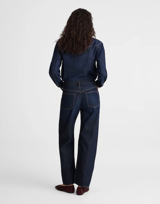 The Darted Barrel-Leg Jean | Madewell