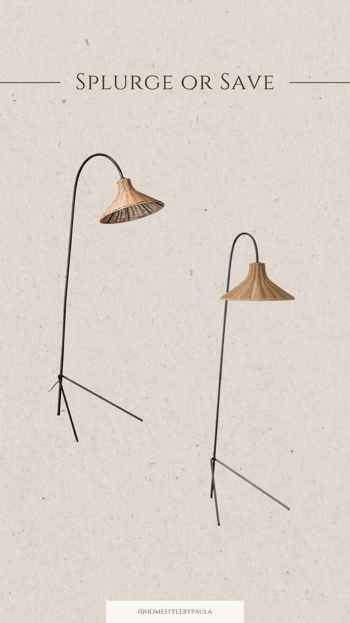 Splurge or save edition. Can you tell which one is the splurge version? One is almost 3x the price of the other  

#LTKHome #LTKU #LTKSaleAlert